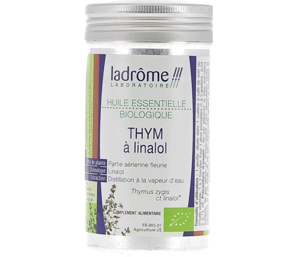 Bio Thymian mit Linalool Ladrôme - Flasche mit 10 ml