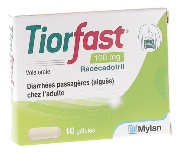 Tiorfast 100mg - Packung mit 10 Kapseln