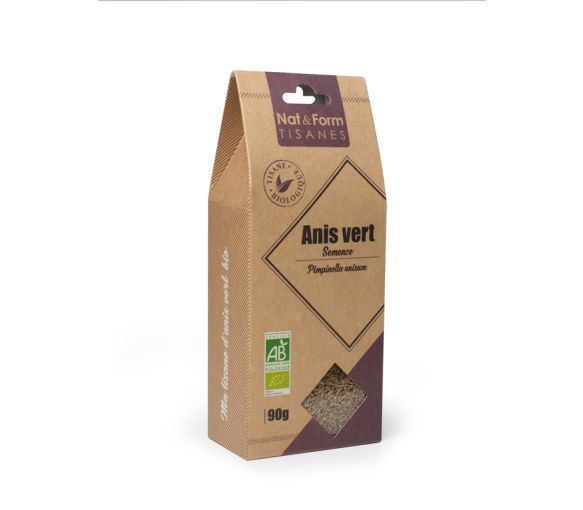 Bio-Anisgrün-Samen-Tee Verdauung Nat & Form - 90 g Beutel