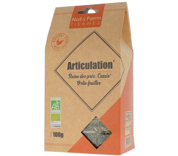 Kräutertee Gelenke Schafgarbe Schwarze Johannisbeere Brennnesselblätter Nat & Form - Beutel mit 100 g