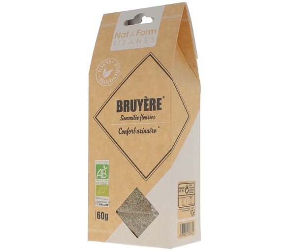 Tee Bio Heidekraut für den Harnkomfort Nat & Form - Beutel mit 60g