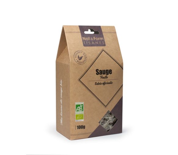Bio Salbeiblättertee Verdauung Nat & Form - 100 g Beutel