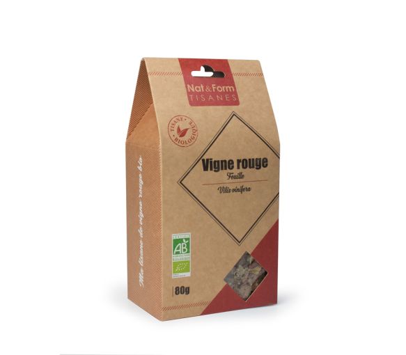 Tee Blatt Rote Weinrebe bio Durchblutung Nat & Form - Beutel mit 80 g