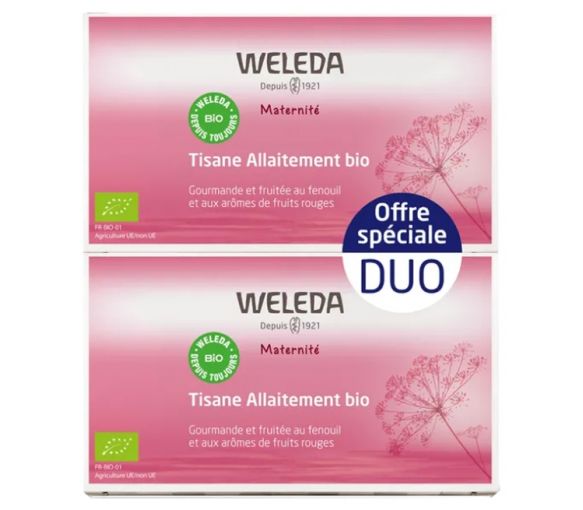 Stilltee für stillende Mütter mit roten Früchten Weleda - 2er Pack mit 20 Beuteln - image 1
