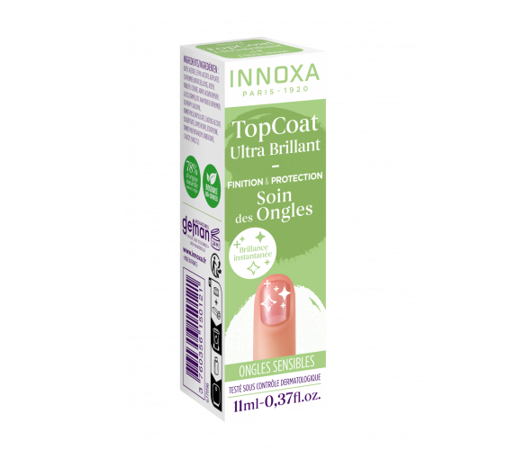 Ultra-glänzender Überlack für empfindliche Nägel Innoxa - Flasche mit 11 ml - image 1