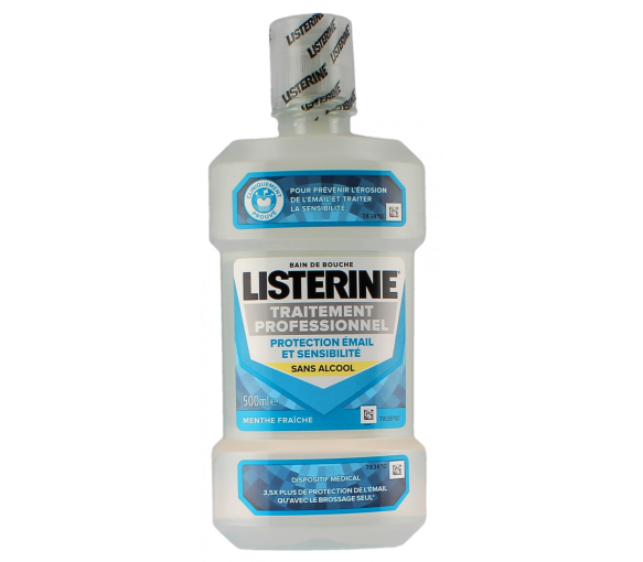 Professionelle Behandlung Zahnschutz und Empfindlichkeit Mundspülung Listerine - Flasche mit 500 ml - image 1