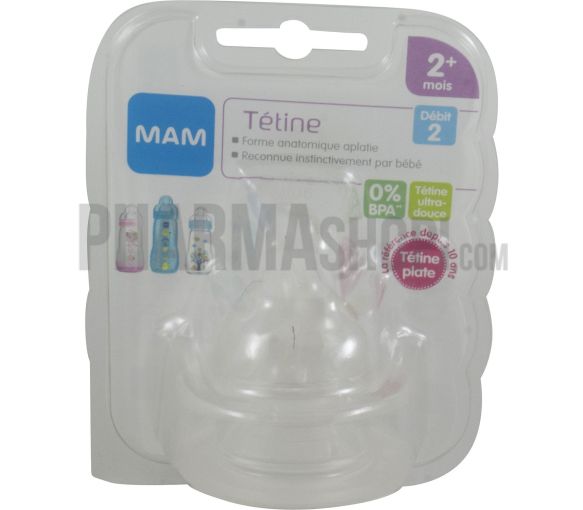 Flache Sauger Fluss 2 mittel 2 Monate + Mam - 2 Sauger
