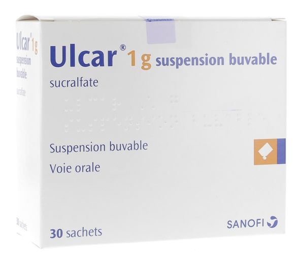 Ulcar 1g Trinkampulle Sanofi - Packung mit 30 Beuteln