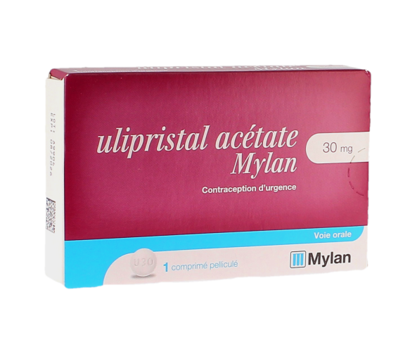 Ulipristalacetat 30 mg Mylan - Packung mit 1 Filmtablette - image 1
