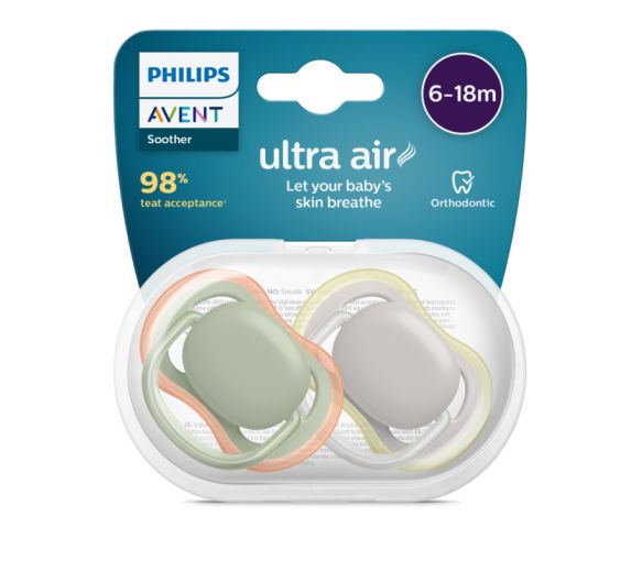 Ultra Air Schnuller 6-18 Monate Philips Avent - 2er-Pack Schnuller
