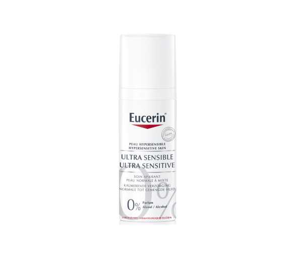 Ultra Sensitive Beruhigende Pflege für normale bis Mischhaut Eucerin - Pumpflasche mit 50 ml - image 1