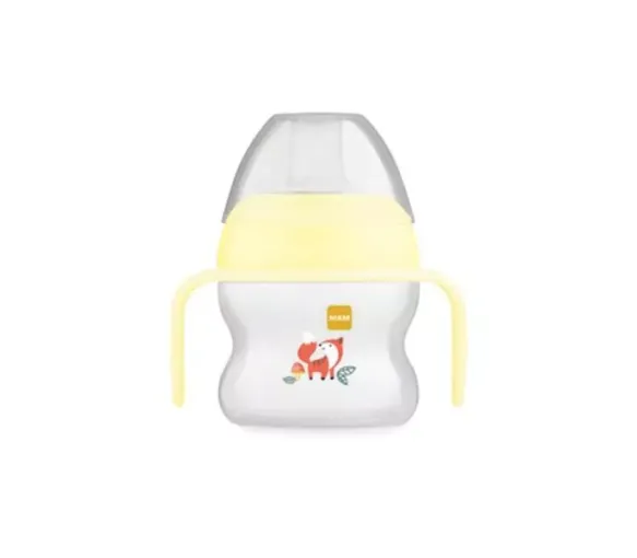 Weiche Tasse 6 Monate und älter gelb MAM - 1 Tasse mit 150 ml