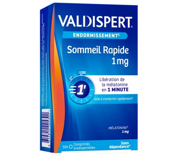Schnellschlaf 1 mg Valdispert - Packung mit 50 orodispersiblen Tabletten - image 1