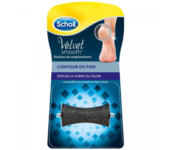 Velvet Smooth Ersatzrolle Fußkontur Scholl - eine Rolle