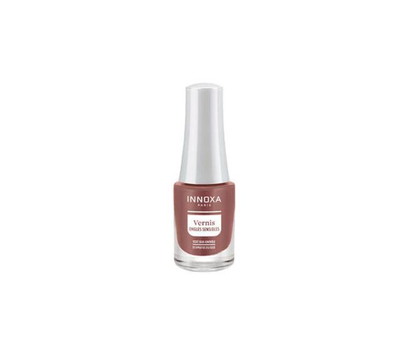 Hypoallergener Nagellack Braun-Rosa 302 Innoxa - Flasche mit 5 ml - image 1