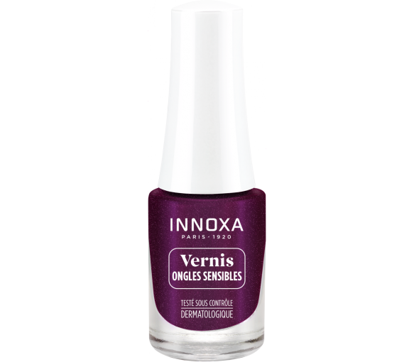 Hypoallergener Nagellack Glänzendes Rot 405 Innoxa - Flasche mit 5 ml