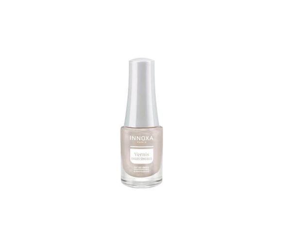 Hypoallergene Nagellack Weiß Perlmutt 201 Innoxa - Flasche mit 5 ml