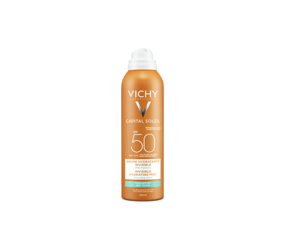 Kapital Sonne unsichtbares feuchtigkeitsspendendes Spray SPF 50 Vichy - 200 ml - image 1