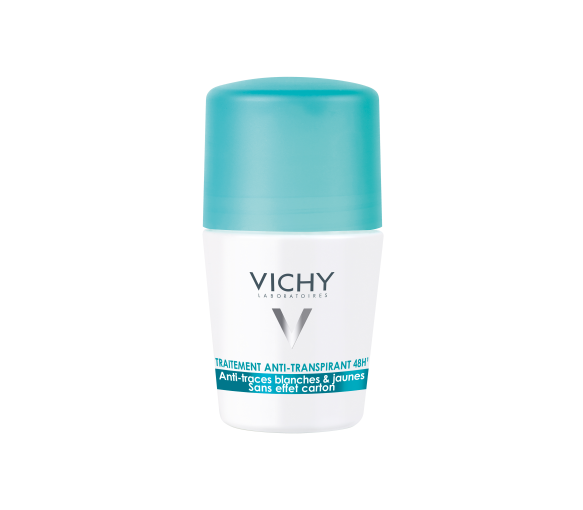 Antitranspirant-Deodorant 48h gegen weiße & gelbe Flecken Vichy - Roll-On mit 50 ml - image 1