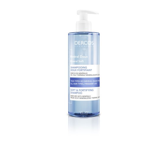 Dercos Mineral Mildes Kräftigendes Shampoo von Vichy - Flasche mit 400 ml - image 1
