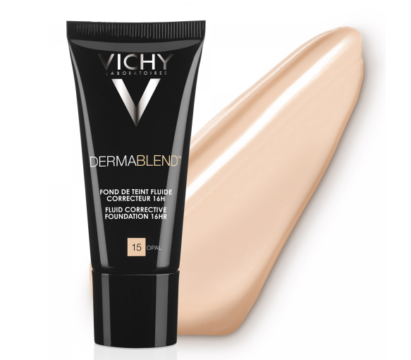 Dermablend flüssige Korrektur-Foundation 16h SPF 35 Farbton 15 Opal Vichy - Tube mit 30 ml - image 1