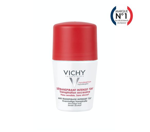 Entgiftendes Antitranspirant 72h übermäßiges Schwitzen Vichy - Roll-On 50 ml