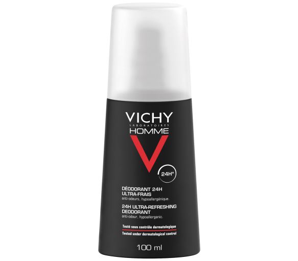 Deodorant 24h ultra frisch Vichy Mann - Spray von 100 ml - image 1