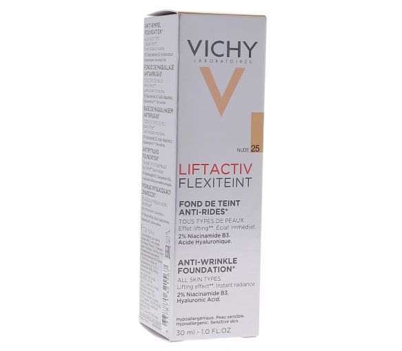 Liftactiv flexiteint Anti-Aging Foundation SPF 20 shade 25 light nude Vichy - 30 ml bottle - image 1