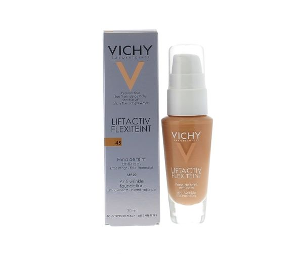 Liftactiv flexiteint Anti-Aging Foundation Spf 20 Farbton 45 Gold Vichy - Flasche mit 30 ml