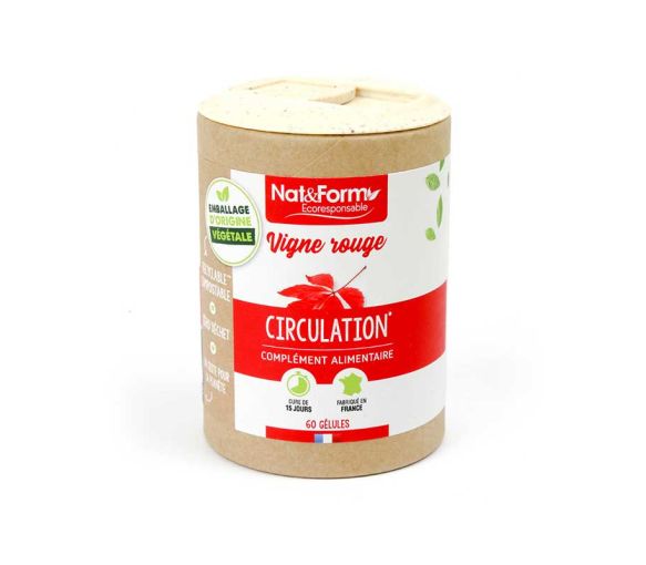 Rote Traube Ecoresponsable Nat&Form - Dose von 60 Kapseln - image 1