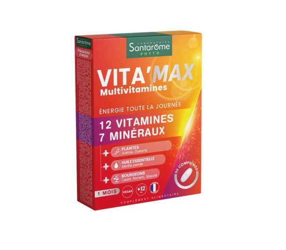 Vita'max Multivitamine Santarome - Packung mit 30 Tabletten - image 1