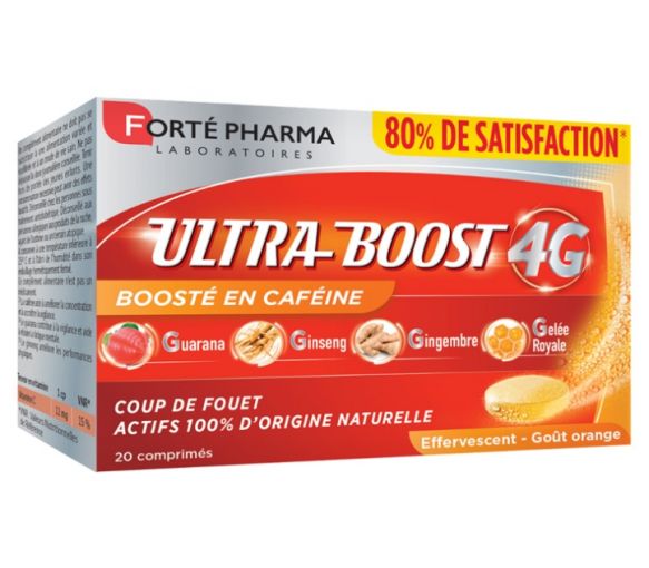 Vitalität 4G Ultra-Boost Forté Pharma - Packung mit 20 Brausetabletten