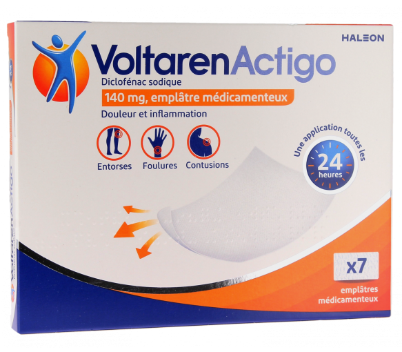 VoltarenActigo 140mg - 7 medizinische Pflaster - image 1