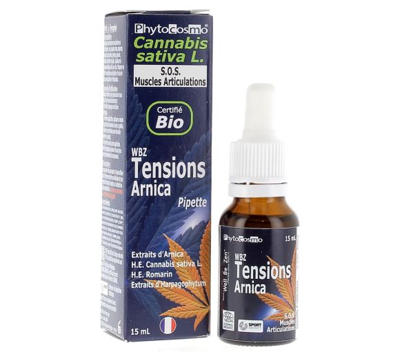 WBZ Spannungen Arnica Bio-Serum Phytocosmo - 15 ml Tropfflasche