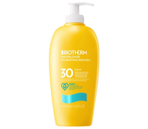 Waterlover Sonnenmilch Schutz und Hydratation SPF30 Biotherm - Pumpflasche mit 400 ml - image 1