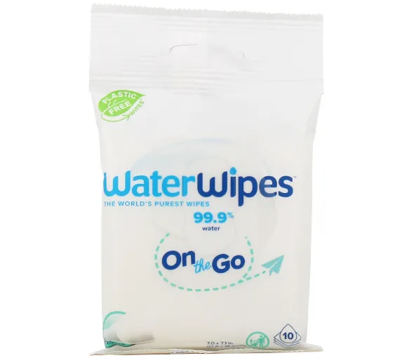 Waterwipes Baby-Feuchttücher - Packung mit 10 Tüchern