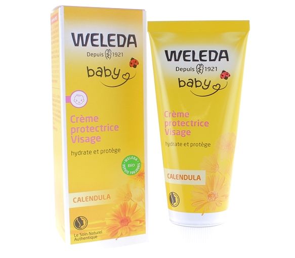 Calendula Schutzcreme für das Gesicht Weleda Baby - Tube mit 50 ml - image 1