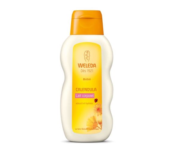 Körperlotion Calendula Weleda Baby - Flasche mit 200 ml - image 1