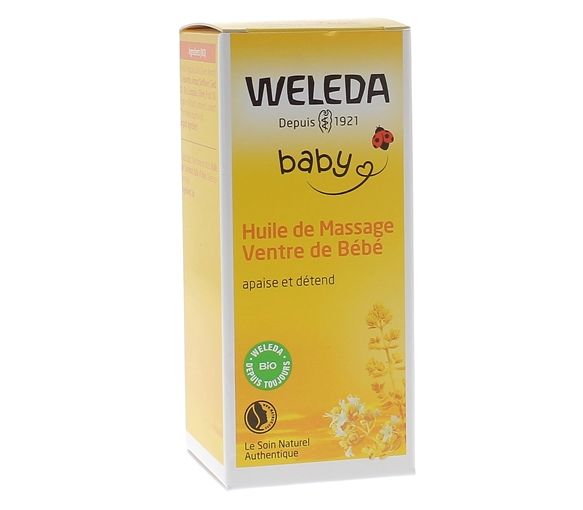 Babybauch-Massageöl Weleda - Flasche mit 50 ml - image 1