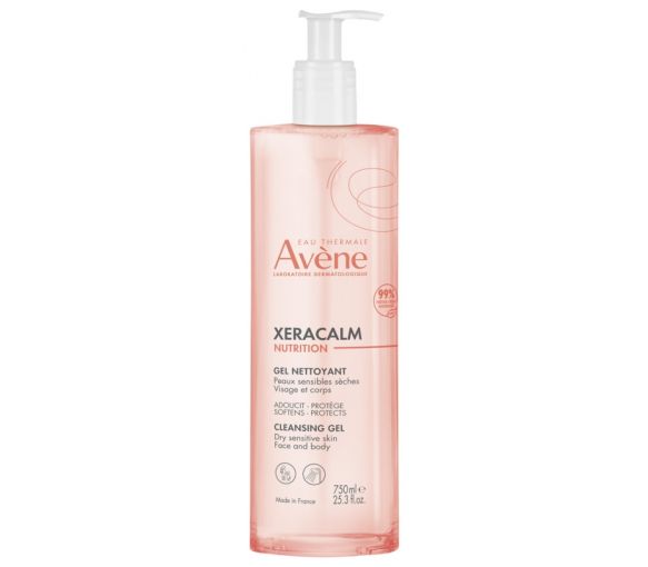 Xeracalm Nutrition Reinigungsgel Avène - Pumpflasche 750 ml