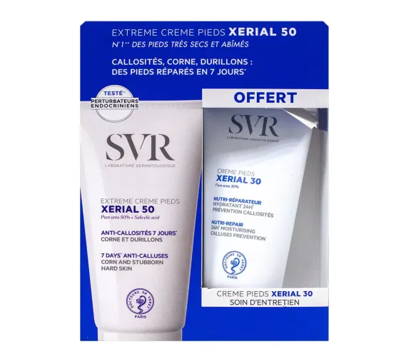 Xérial Füße Fußpflegeprogramm SVR - 2er Set Produkte