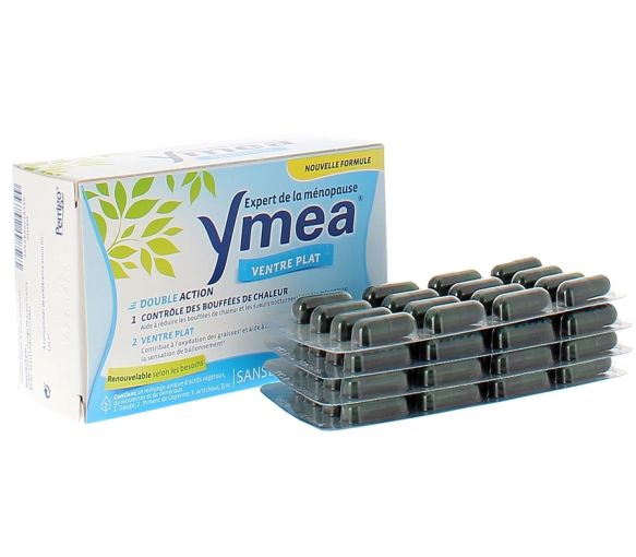 Ymea Menopause flacher Bauch - Packung mit 64 Kapseln