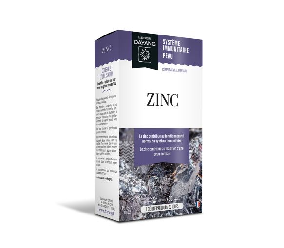 Zinc Dayang - Packung mit 30 Kapseln