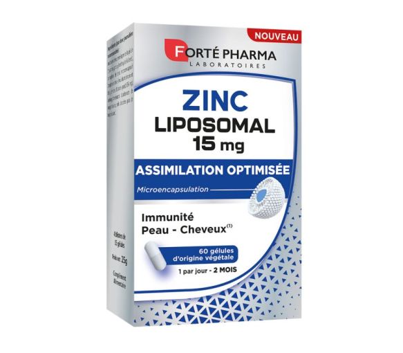 Zink Liposomal 15 mg Forté Pharma - Packung mit 60 Kapseln - image 1