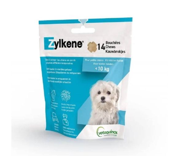 Zylkene Happen für Hunde unter 10 kg Vetoquinol - Beutel mit 14 Happen