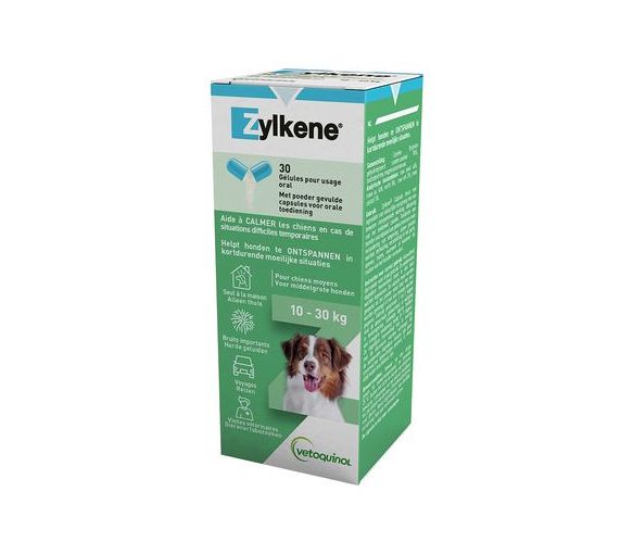 Zylkène Hunde von 10-30 kg Vetoquinol - Packung mit 30 Kapseln - image 1