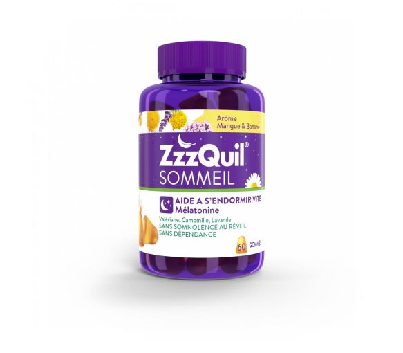 ZzzQuil Schlaf Mango-Banane Aroma - 60 Gummis pro Packung - image 1