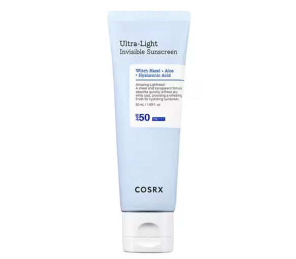 Unsichtbare ultra leichte Sonnencreme spf50 pa++++ Cosrx - Tube mit 50ml - image 1