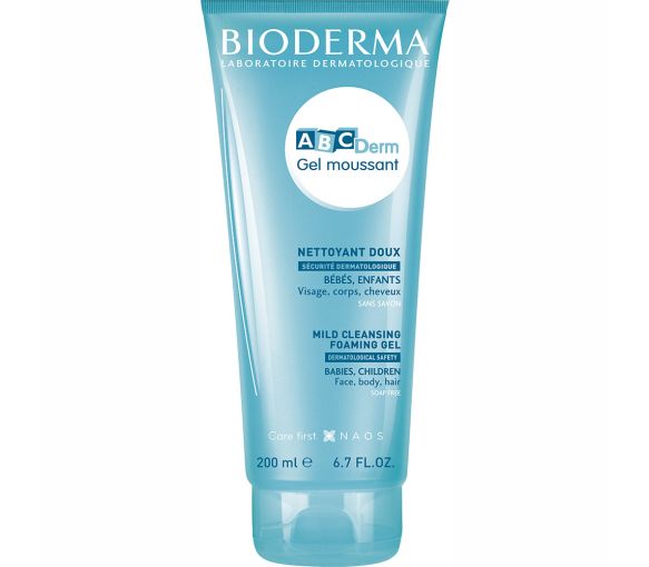 ABCDerm sanftes schäumendes Reinigungs-Gel Bioderma - Tube mit 200 ml - image 1