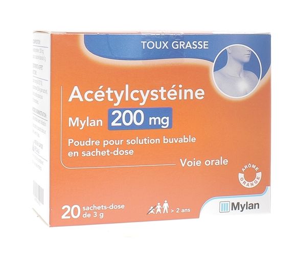 Acetylcystein Mylan 200mg - 20 Beutel